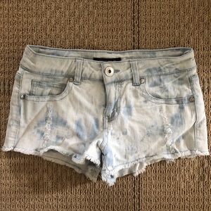 Forever 21 Low Rise Washed Cutoff Shorts